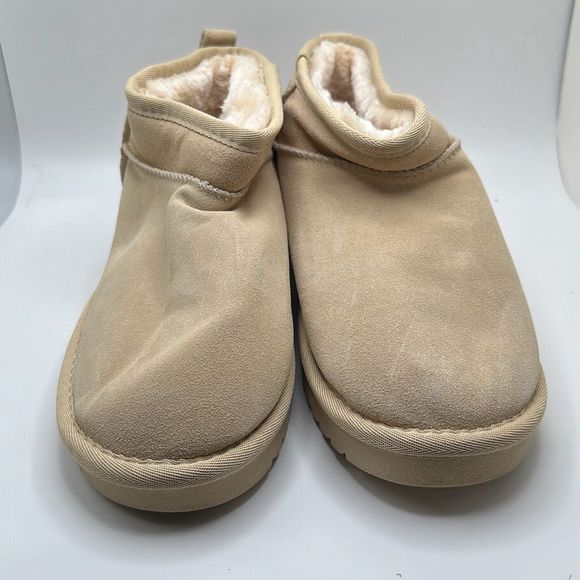 CUSHIONAIRE Women's pull on boot 8 SAND - Picture 2 of 7